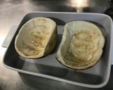 Une image de l'étape 12 de Aubergine italienne farcie au poulet haché et poivron vert.