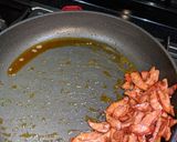 A picture of step 3 of Chicken and Chorizo Carbonara.