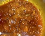 A picture of step 7 of Shaljam Palak Gosht.