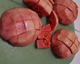 Foto langkah ke 1 dari resep Jus Stroberi & Jambu Biji Merah.