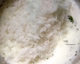 A picture of step 1 of Tadka Curd rice.