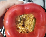 Foto del paso 2 de la receta: Pimiento relleno de arroz a la cazuela