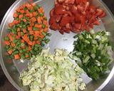 A picture of step 1 of Pav Bhaji.