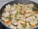 Pollo con verduras!!