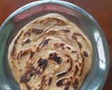 A picture of step 5 of Atta milk paratha.
