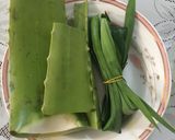Hình bước làm 1 của món Nước nha đam đường phèn