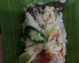 Foto langkah ke 5 dari resep Botok Udang Rebon-Jamur Tiram.