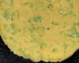 A picture of step 3 of Besan Paneer Chila.