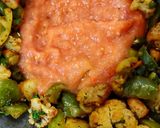 A picture of step 8 of Dabha Style Cauliflower Mix Veg.