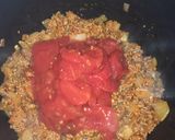 A picture of step 4 of Bolognese sauce.