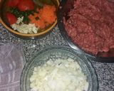 Foto del paso 2 de la receta: Arroz con salsa y albóndigas 🔥🤘