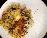 A picture of step 2 of Egg Biryani.