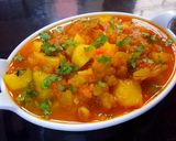 कच्चे पपीते की सब्ज़ी (Kacche Papite Ki Sabzi recipe in Hindi) रेसिपी चरण 9 फोटो