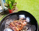A picture of step 2 of Roast Leg of Lamb 🥰.