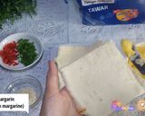 Foto langkah ke 3 dari resep Roti Tawar Roll Abon.