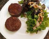 Foto del paso 2 de la receta: Medallones de proteína vegetal BBQ sin gluten/vegan + guarnición