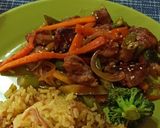 Foto del paso 3 de la receta: Wok de Cerdo agridulce con vegetales y semillas