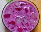 Foto langkah ke 3 dari resep Es Susu Buah Naga Merah.