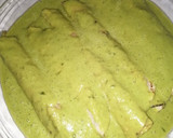 Foto del paso 12 de la receta: "Enchiladas suizas" 🍴