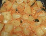 A picture of step 4 of Khaty Aloo.