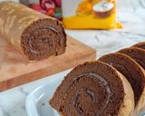 Foto langkah ke 8 dari resep Bolu Gulung Batik Coklat.