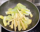 蒜炒娃娃菜玉米筍的食譜步驟3照片