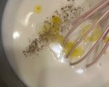 A picture of step 2 of Mouhalabiyeh - Middle eastern milk pudding with cardamom and saffron (can be vegan).