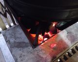 A picture of step 1 of Lamb in Red Wine.