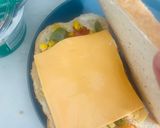 A picture of step 3 of Corn Paneer Chilli Grilled Sandwich 🥪.
