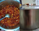 A picture of step 3 of Mango Sweet Pickle.