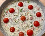 Une image de l'étape 4 de Clafoutis de légumes et jambon.