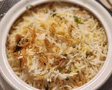 A picture of step 3 of Paneer Pulao.