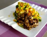 A picture of step 4 of Thai beef salad.