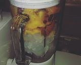 A picture of step 1 of Aaru Drink.