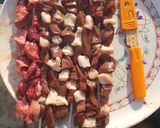 عکس مرحله 3 از دستور جگر مخلوط 😌و سفید 🤤