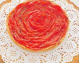 Une image de l'étape 3 de Tarte à la tomate /oignon nouveau.