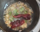 A picture of step 4 of Toor Dal with Green Garlic Chives.