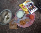 A picture of step 1 of પીનટ પેન કેક રૉલ (Peanuts Pan Cake Roll Recipe In Gujarati).