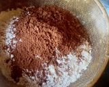 A picture of step 3 of Red velvet cake.
