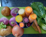 Foto del paso 1 de la receta: Guiso de lentejas y zanahorias de diferentes colores, para congelar