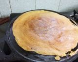 A picture of step 3 of Besan Bajra Chilla.