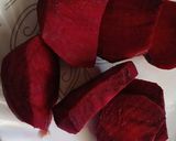 A picture of step 1 of Beetroot burger.