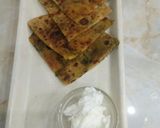 A picture of step 6 of Maithi Aoloo stuffed Paratha.