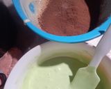Foto langkah ke 4 dari resep Brownies Pandan Kukus.