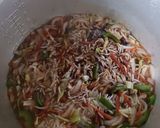 A picture of step 3 of Manchurian Fried Rice.