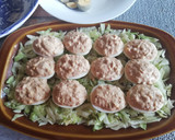 Foto del paso 4 de la receta: Huevos mimosa rellenos de atún y encurtidos 🥚🍢