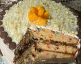 Foto del paso 22 de la receta: Birthday Cake con compota de chocolate y durazno