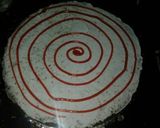 Foto langkah ke 6 dari resep Birthday Cake Doraemon (panggang & kukus).