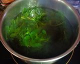 A picture of step 1 of Bathua Paratha.