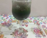 A picture of step 7 of Chia seeds mint lemon drink.